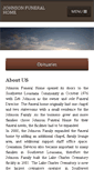 Mobile Screenshot of johnsonfuneralhome.net